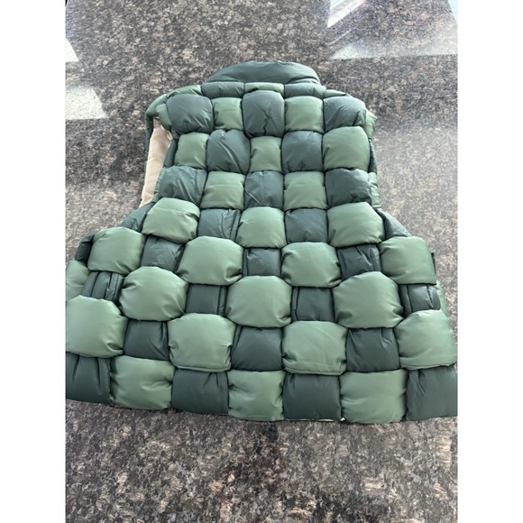 Kapital Unisex Nylon Rip Stop Keel Weaving Vest Green Color. NWT From Japan!! - Picture 10 of 13